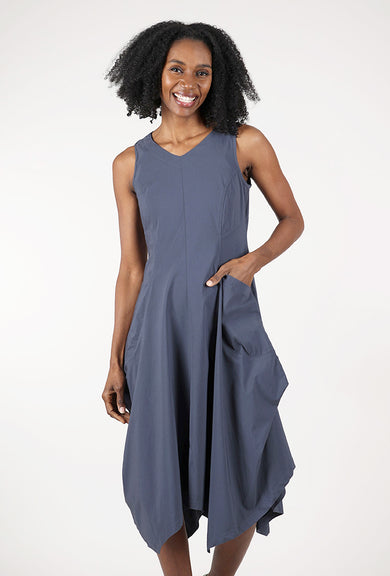 Porto Poppi Dress, Lago 