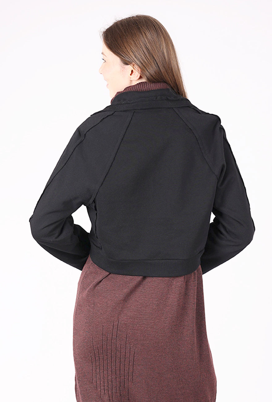 Studio B3 Plinia Cropped Jacket, Black 