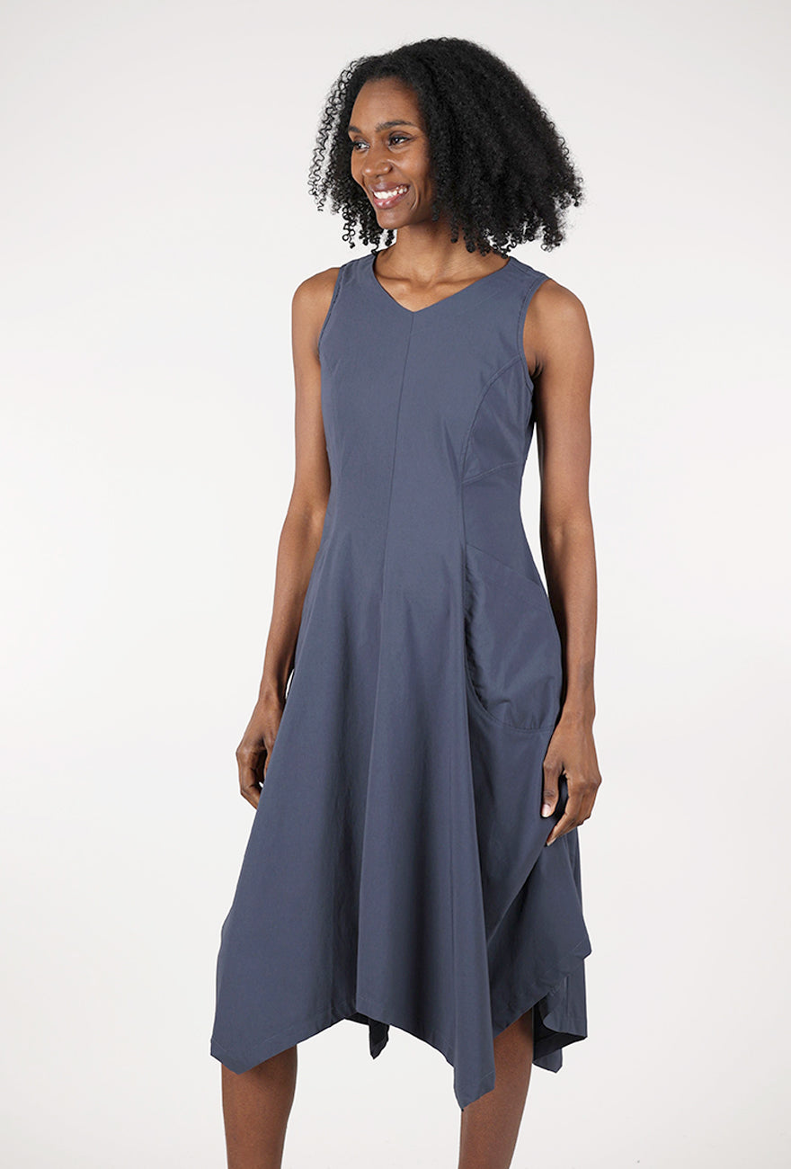 Porto Poppi Dress, Lago 
