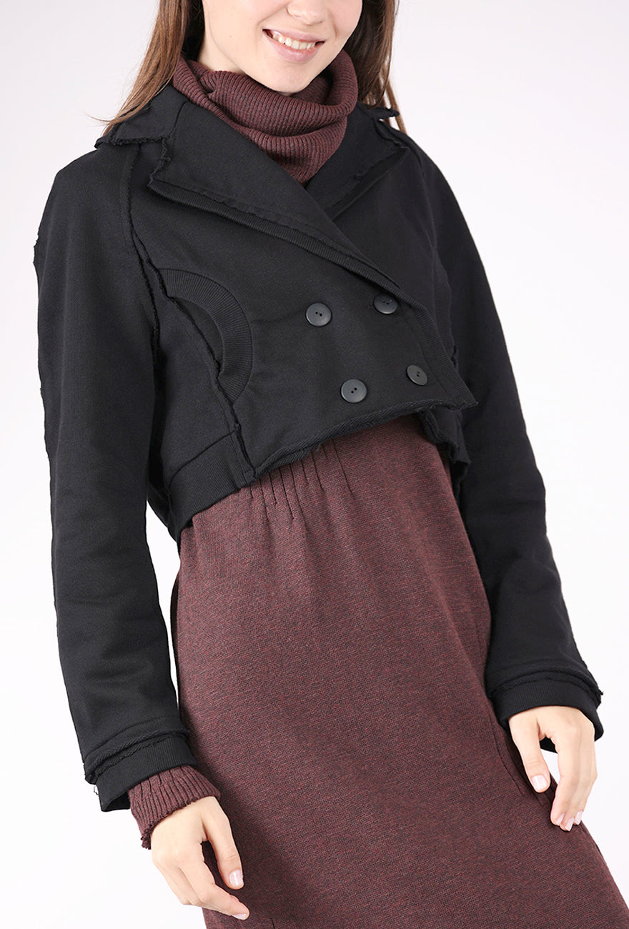 Studio B3 Plinia Cropped Jacket, Black 