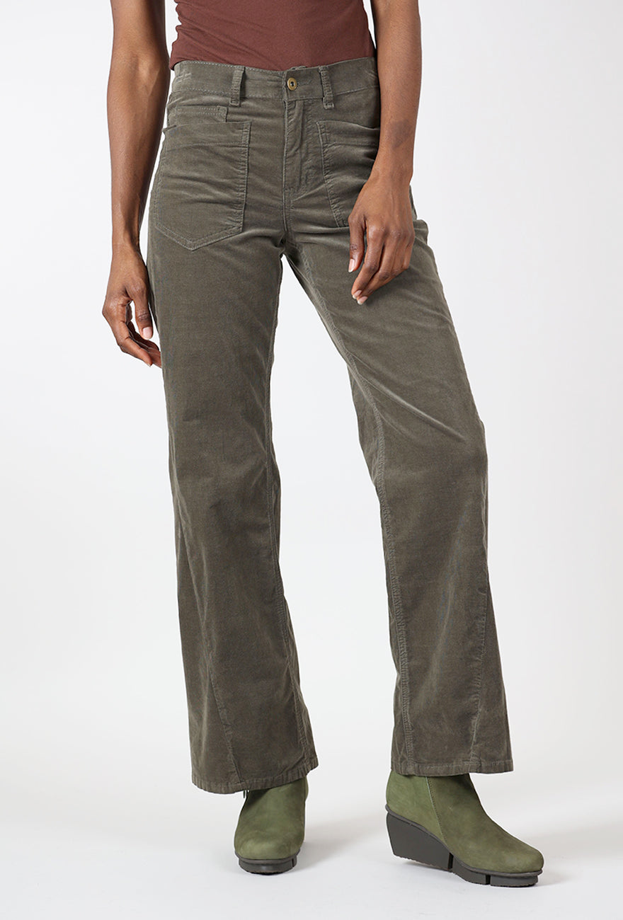 Bailey Velvet Cord, Olive