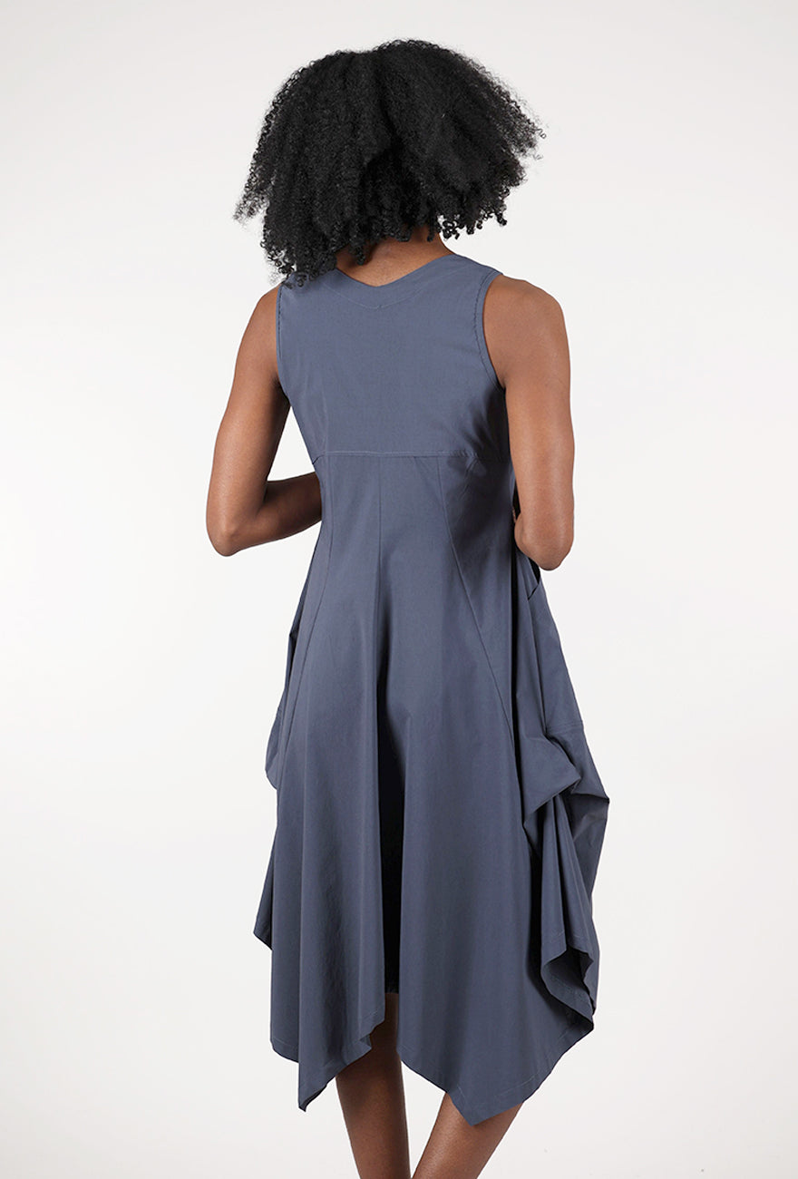 Porto Poppi Dress, Lago 