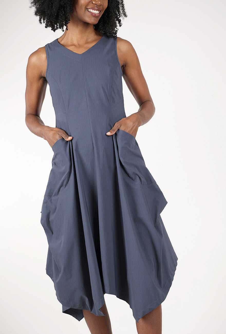 Porto Poppi Dress, Lago 