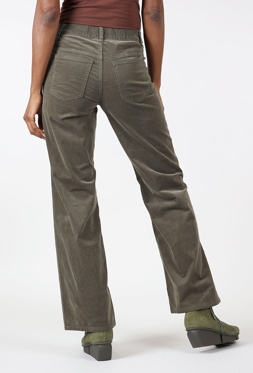 Bailey Velvet Cord, Olive