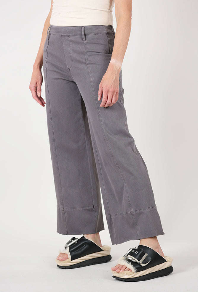 Knit Denim Relaxed Leg Jean, Volcano Angle 2