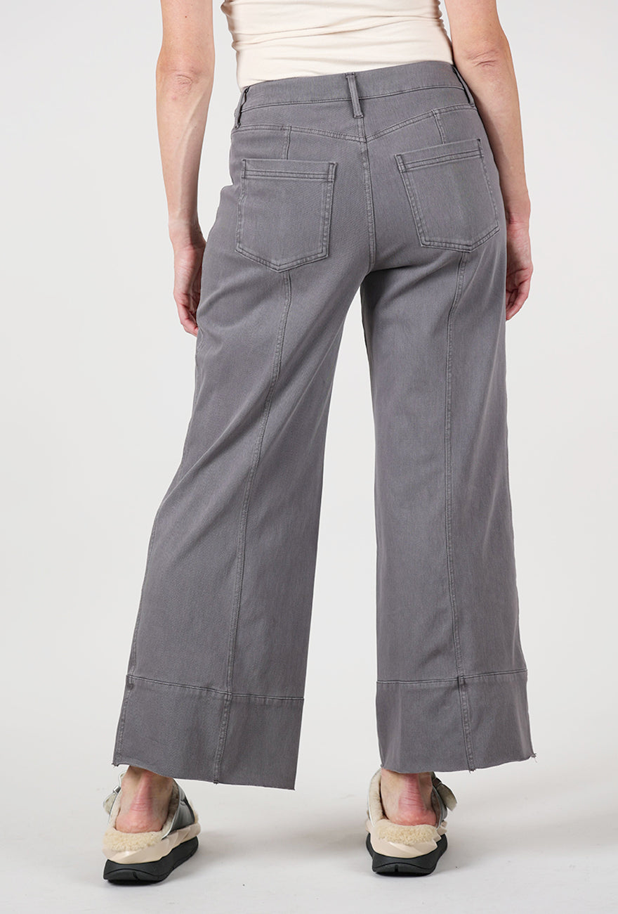 Knit Denim Relaxed Leg Jean, Volcano Angle 3