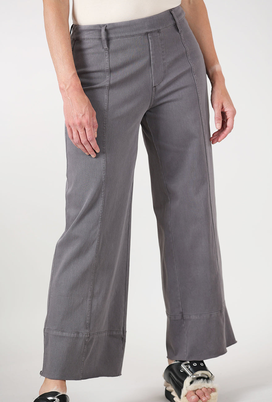 Knit Denim Relaxed Leg Jean, Volcano Angle 4