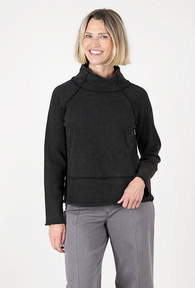 Alpine Mockneck, Black