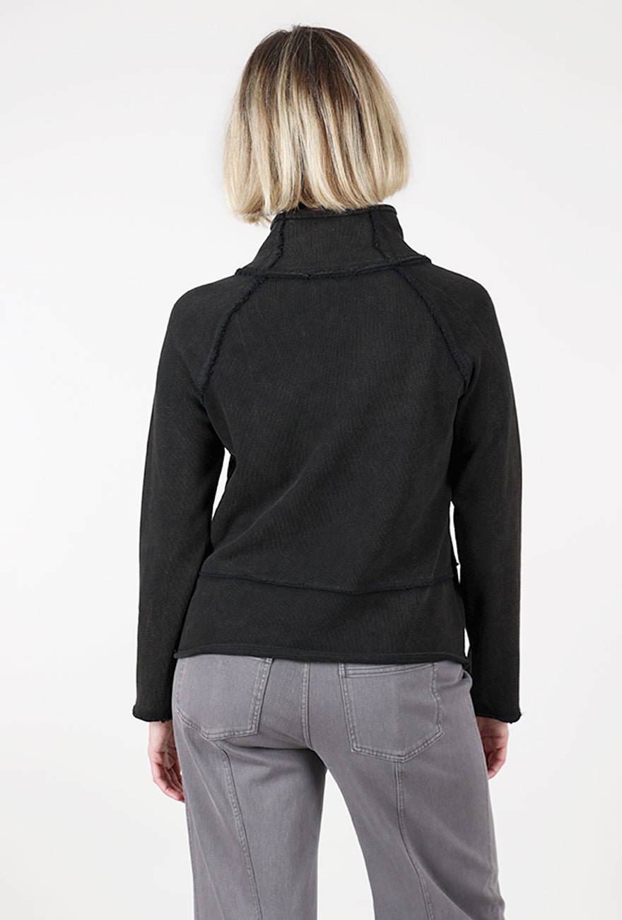 Alpine Mockneck, Black