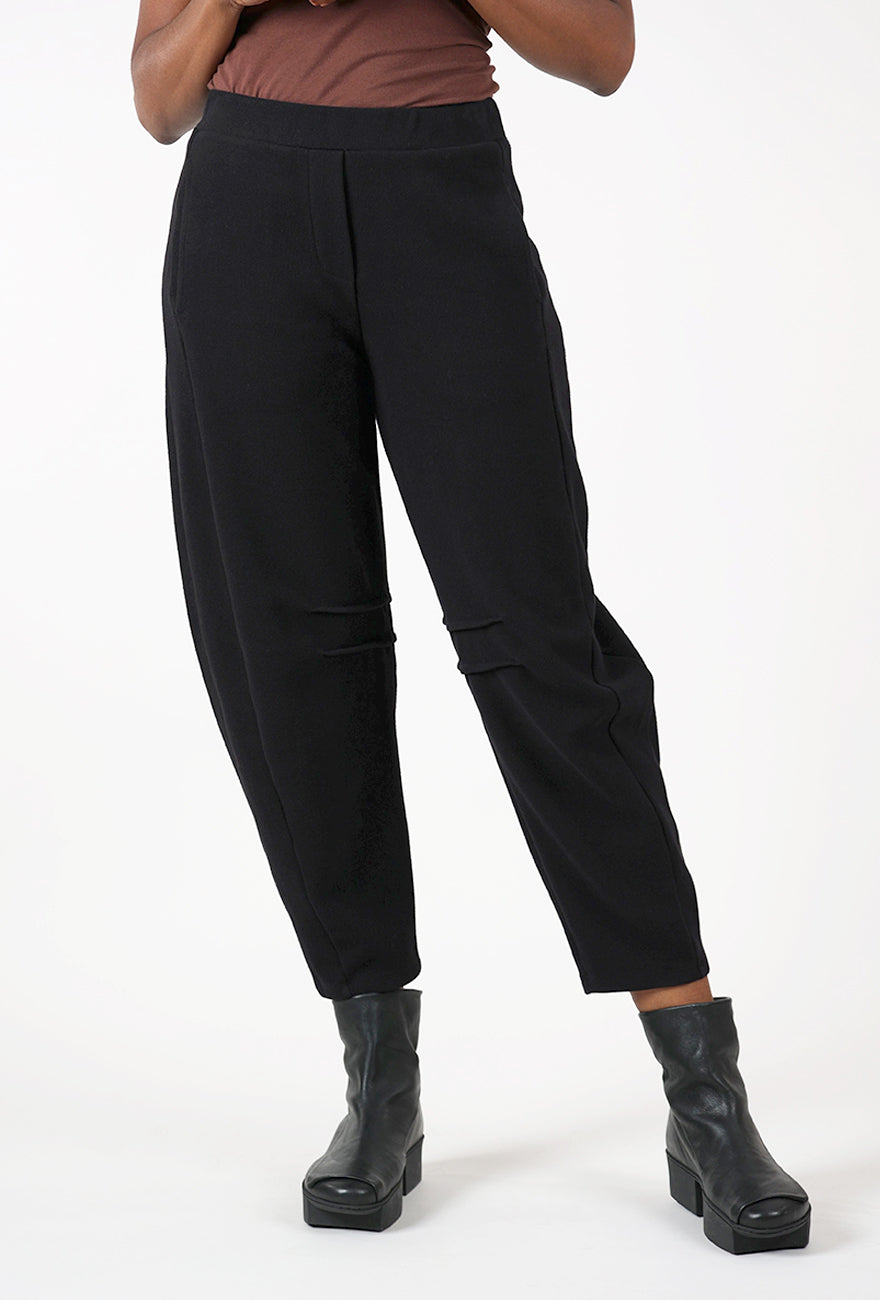 Brushed Goodness Barrel Pant, Black