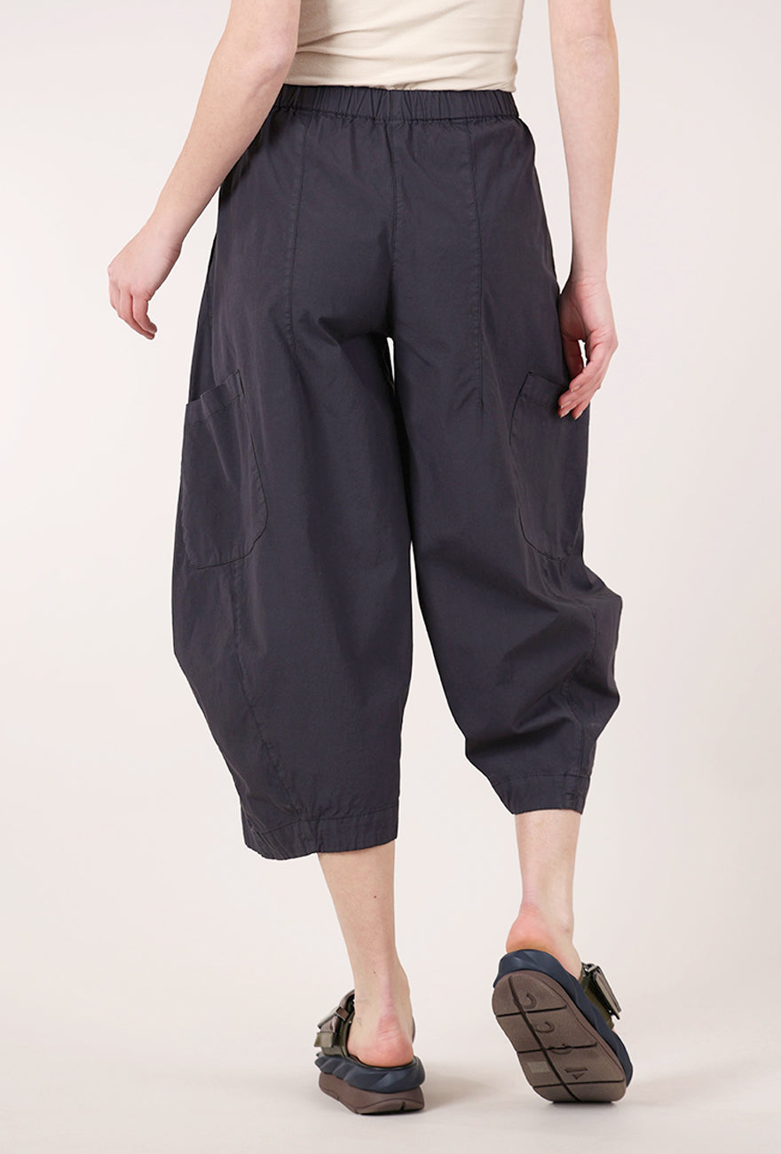 Eleven Stitch Snap-Front Pant, Black Pearl 