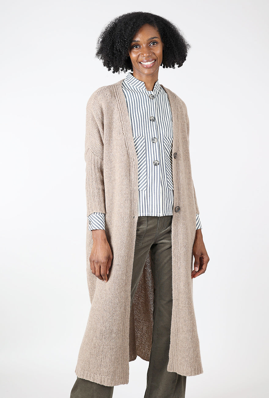 Jade Long Cardigan, Cardboard