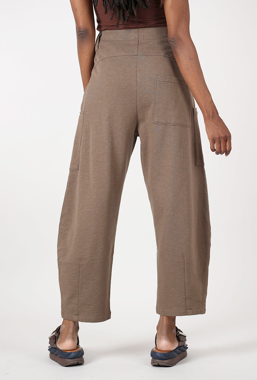 Lurdes Bergada Fleece Barrel Pants, Hazel 
