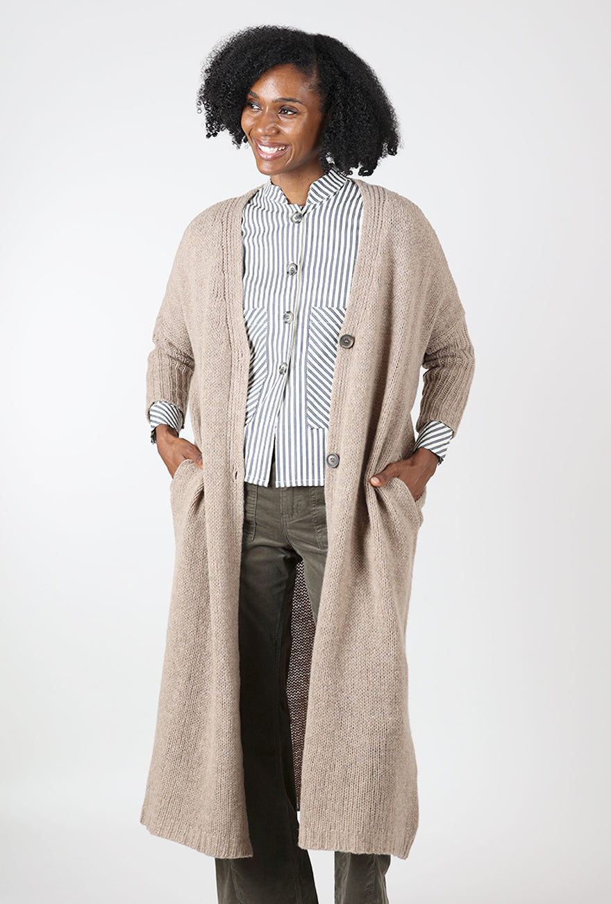 Jade Long Cardigan, Cardboard