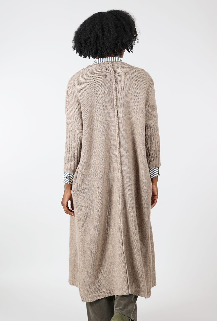 Jade Long Cardigan, Cardboard Angle 3