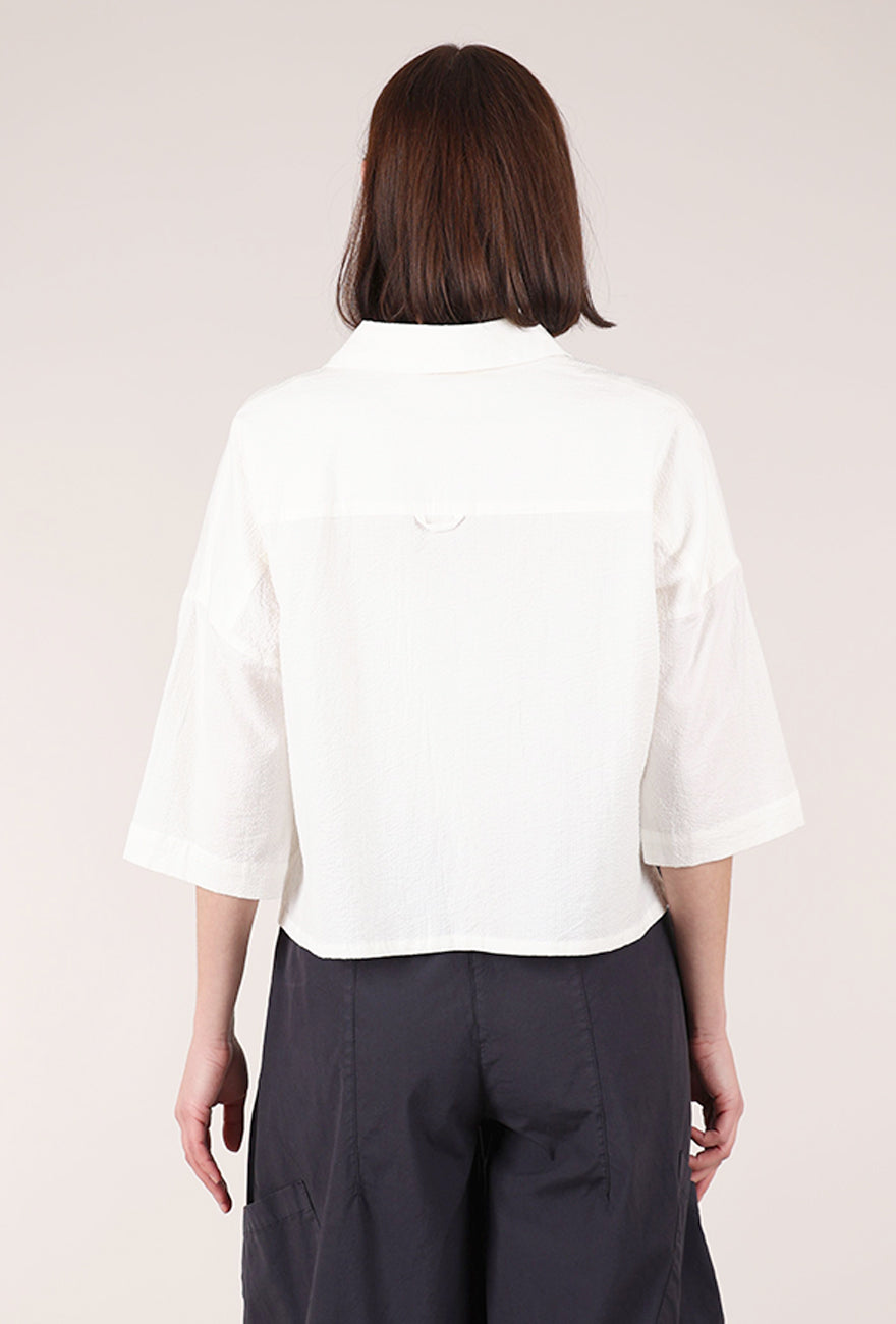Bibico Cotton Ava Blouse, White Stripe 