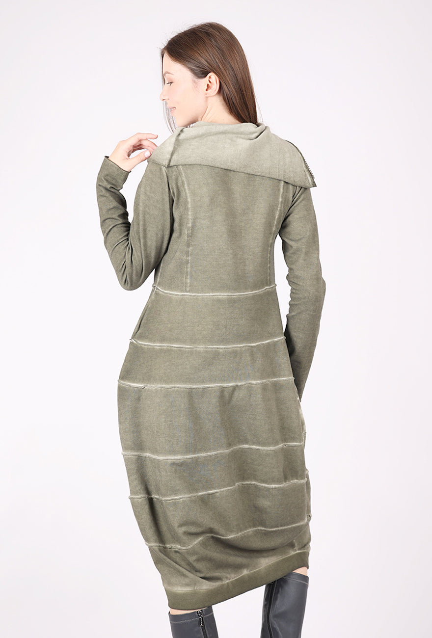 Zilberman Topo Shapely Dress, Khaki 