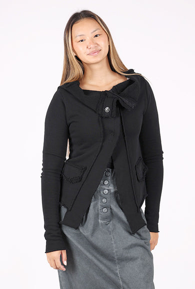 Zilberman Slim Sweat Jacket, Black 
