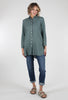 Cut Loose Linen Combo Easy Shirt, Myrtle 