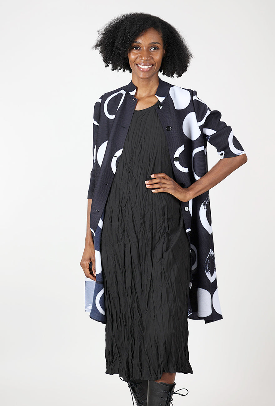 Bounce Jacket Meets Dress, Black/White Angle 3