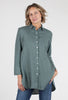 Cut Loose Linen Combo Easy Shirt, Myrtle 