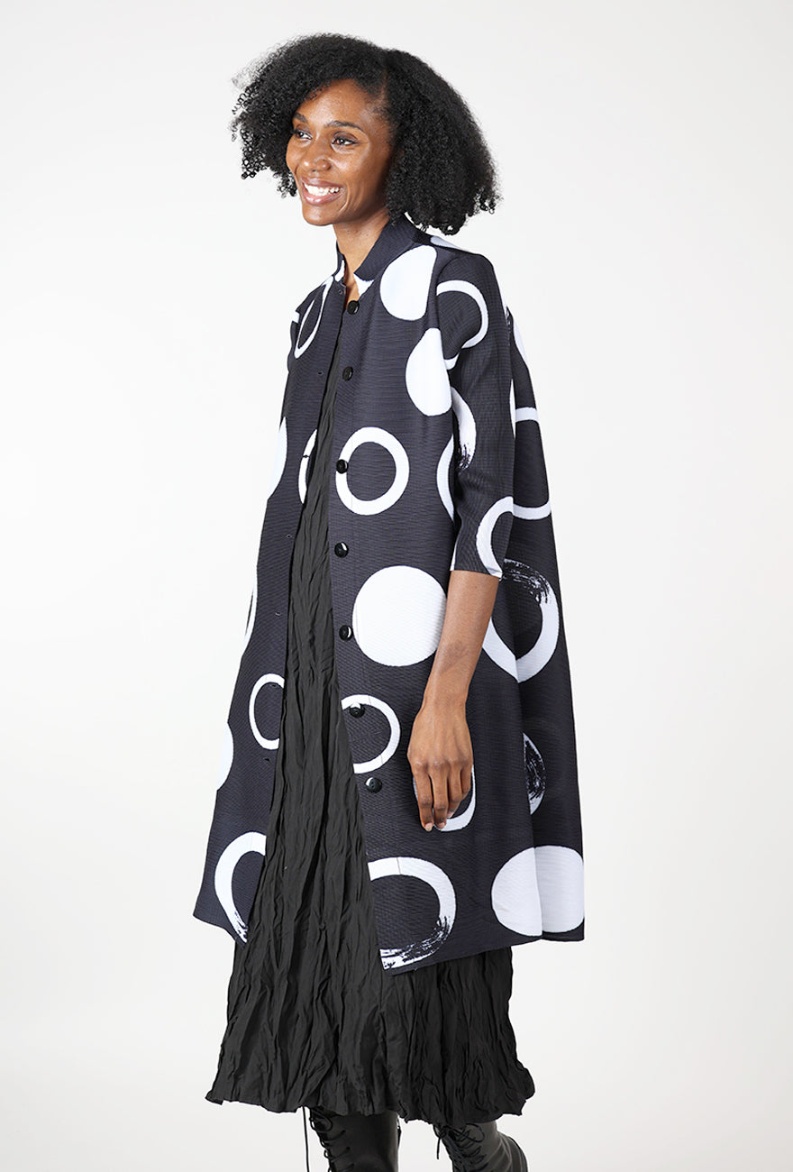 Bounce Jacket Meets Dress, Black/White