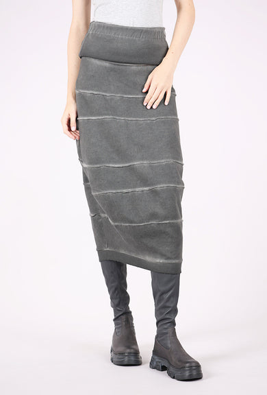 Zilberman Topo French Terry Skirt, Anthracite 