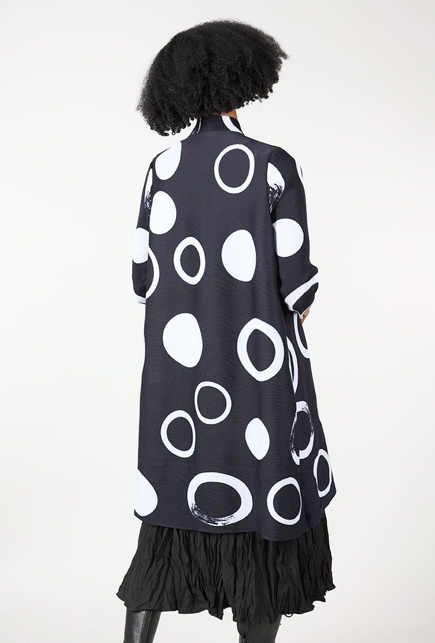Bounce Jacket Meets Dress, Black/White Angle 4