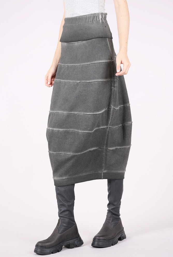 Zilberman Topo French Terry Skirt, Anthracite 