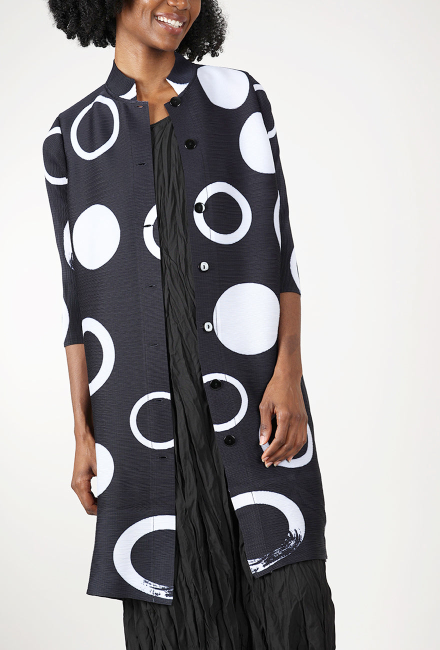 Bounce Jacket Meets Dress, Black/White