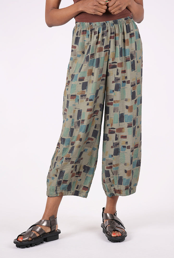 Sea Glass Parachute Pant, Clay