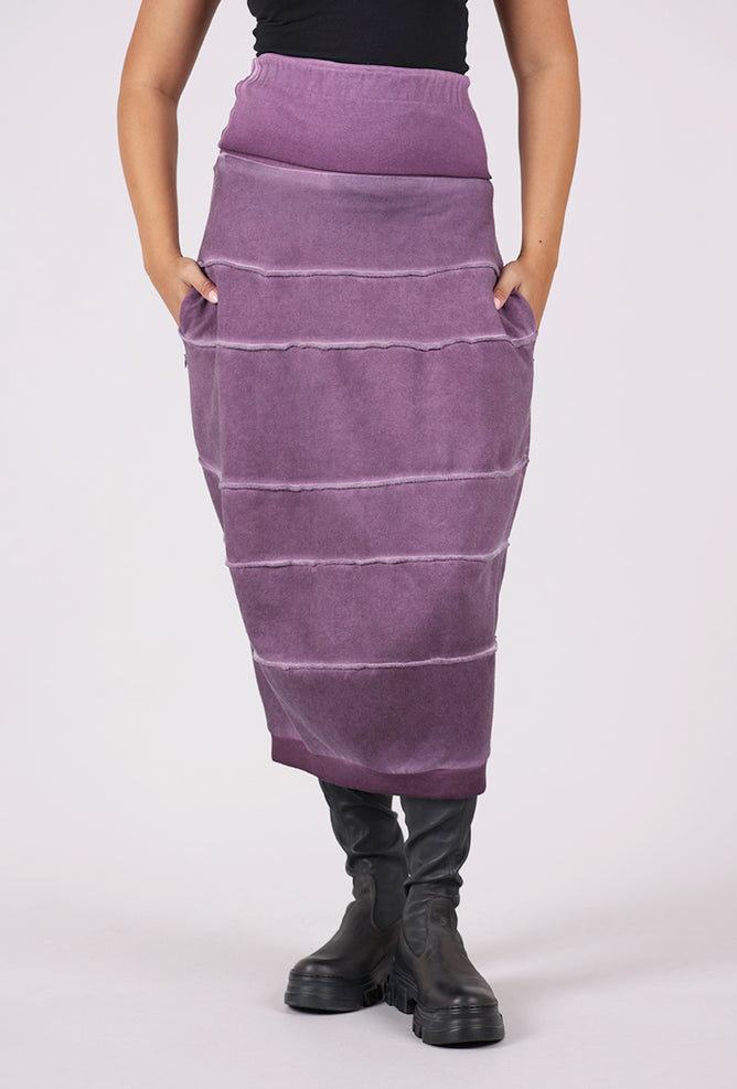 Zilberman Topo French Terry Skirt, Purple 