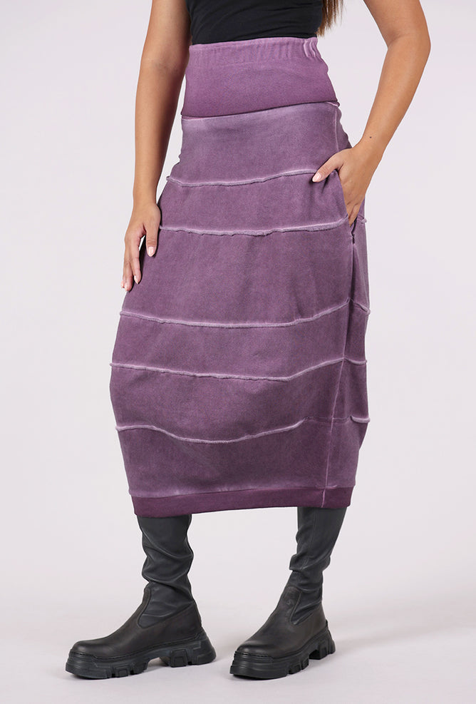Zilberman Topo French Terry Skirt, Purple 