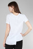 Wilt Shifted Rib-Hem Crew, White 