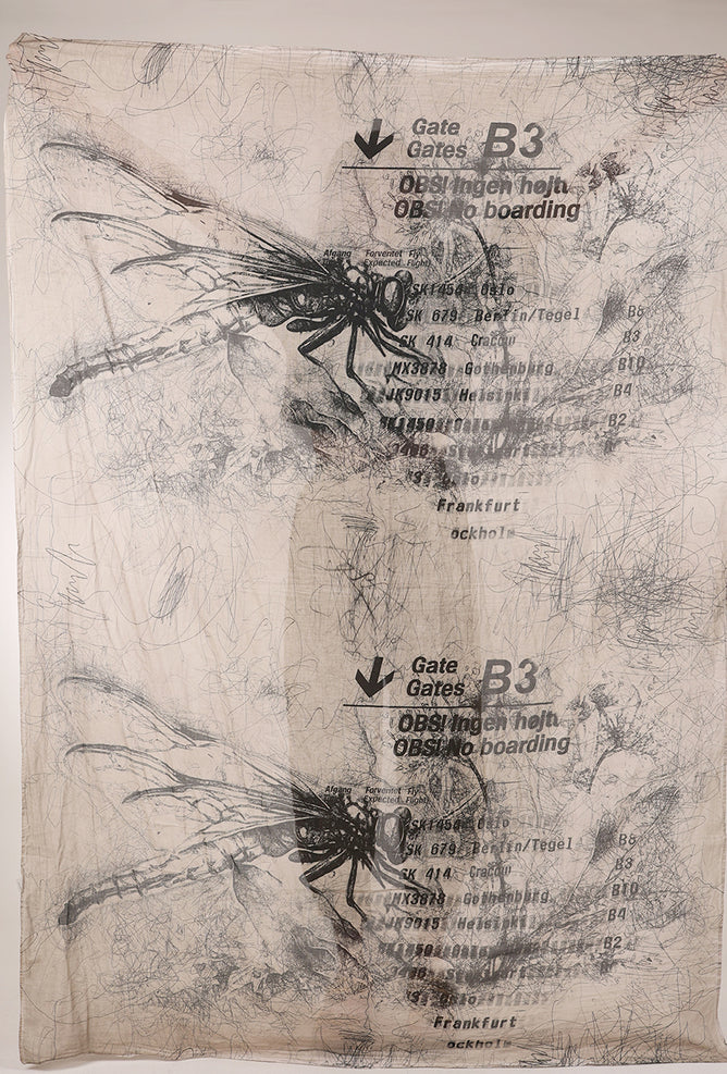 Studio B3 Avisto Scarf, Sand All Over Print 