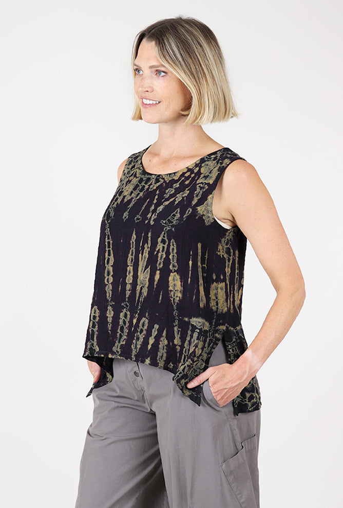 Eleven Stitch Gail's Tank, Autumn Print 