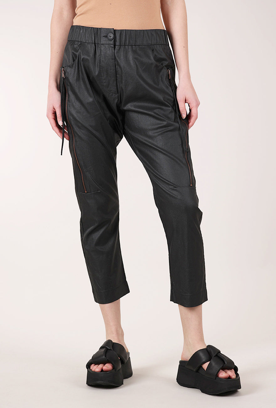 Studio B3 Izayo Pants, Black Coated 
