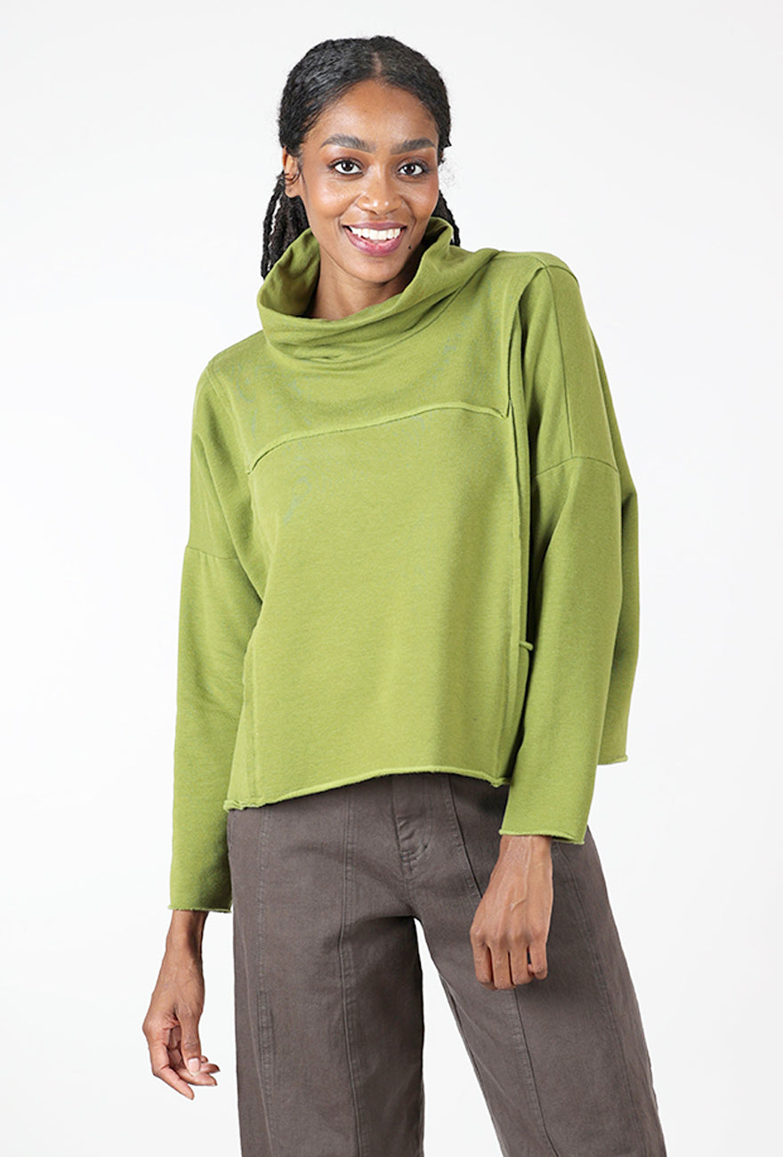Dimensional Seam Sweatshirt, Pistachio