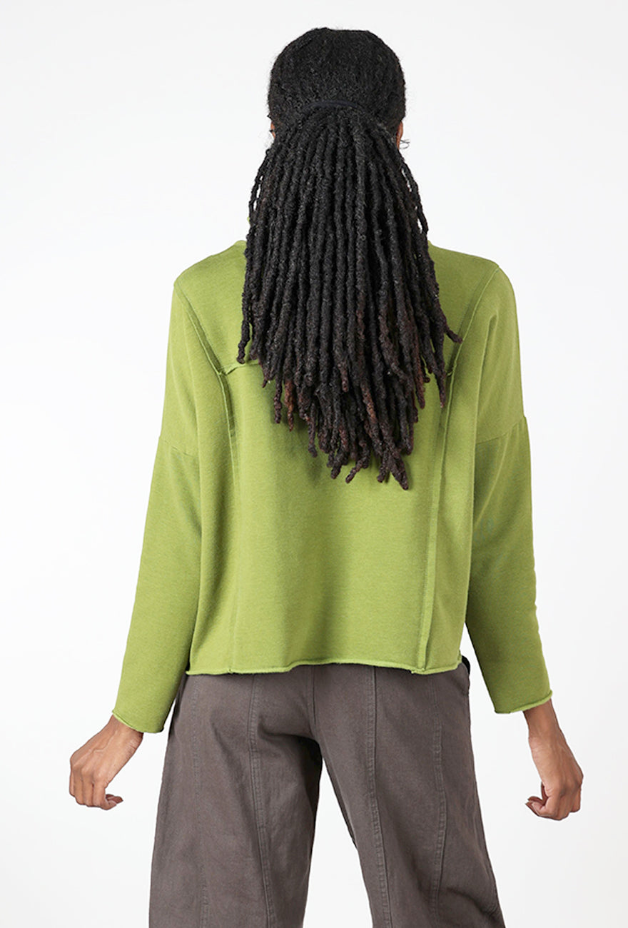 Dimensional Seam Sweatshirt, Pistachio