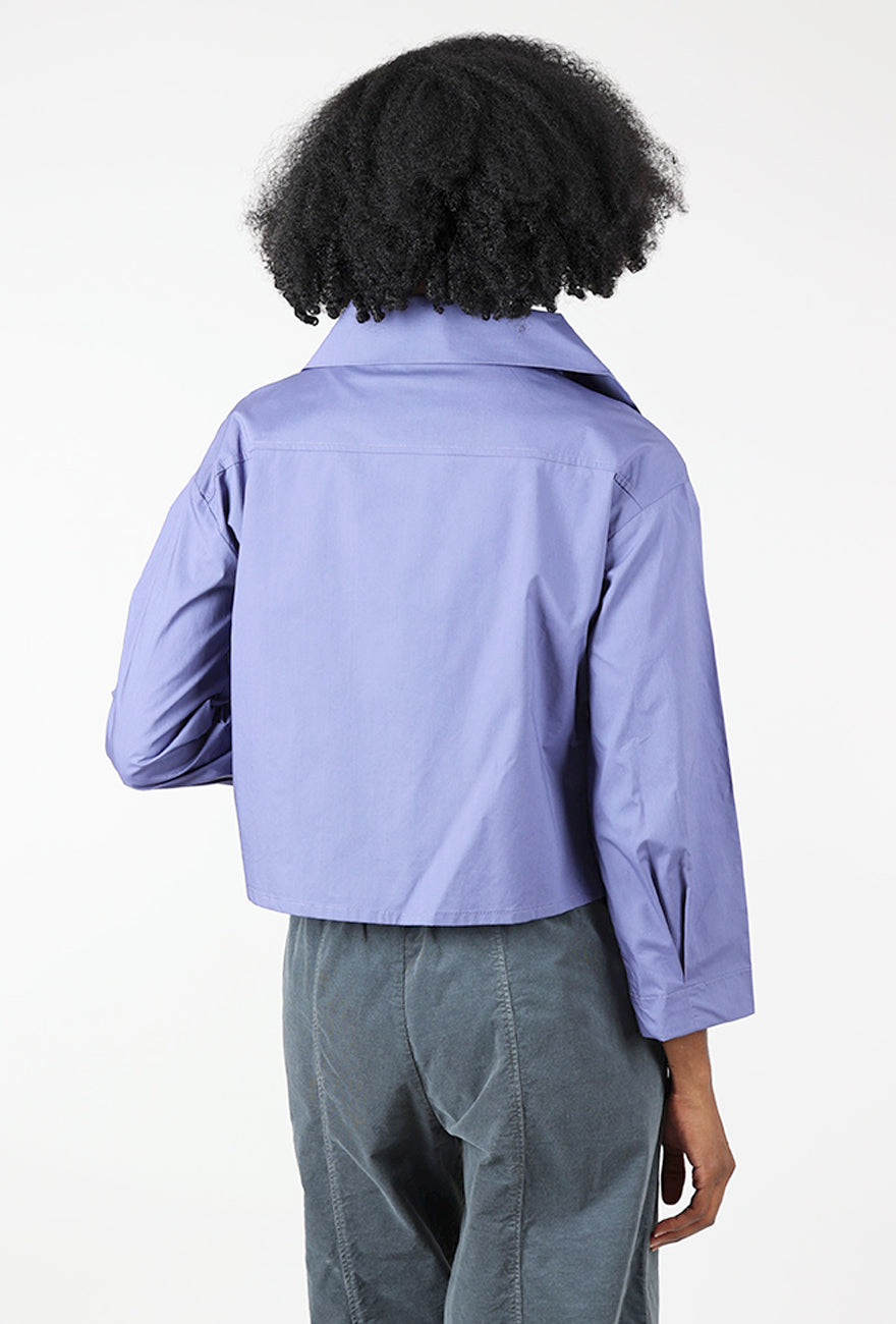 Ozai Beatrice Button Up, Purple 