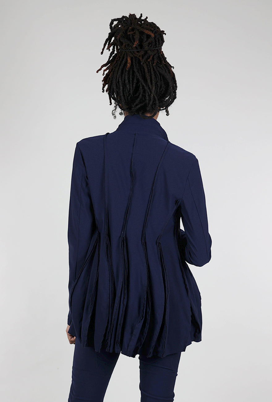 Rundholz Twill Tech Boyfriend Jacket, Navy 