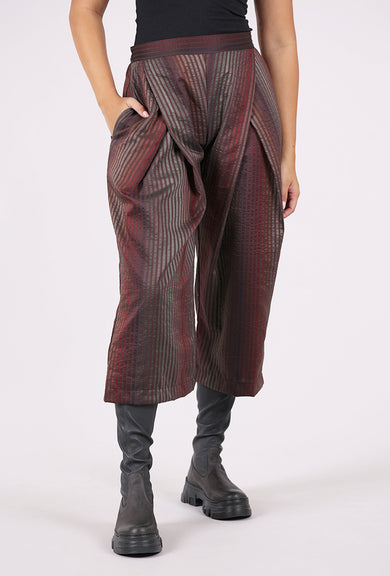 Niche Shimmer Stripe Bedrock Pant, Brown 
