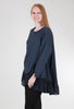 Grizas Ruffle Trim Sweatshirt, Sapphire Blue 