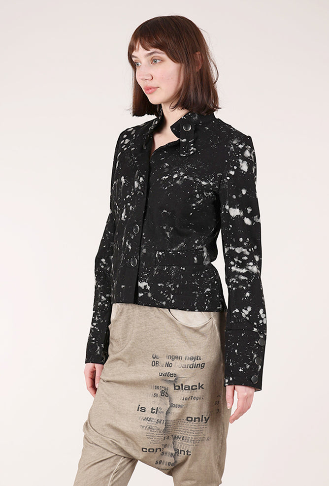 Studio B3 Zhana Milk Splash Blazer, Black 