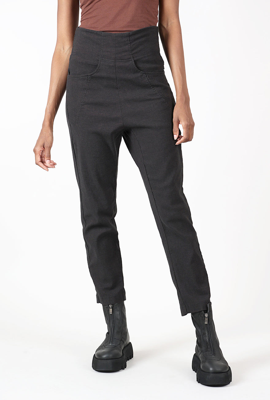 Rundholz Texture Stretch Slim Trouser, Umbra 