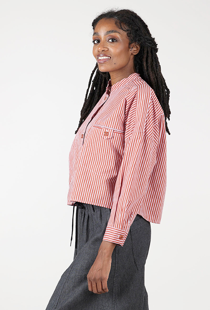 Orregia Cropped Shirt, Grenade Angle 2