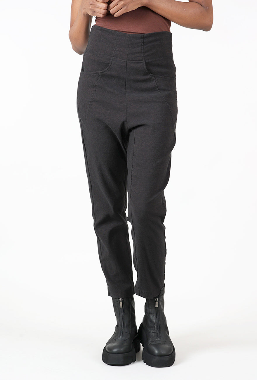 Rundholz Texture Stretch Slim Trouser, Umbra 