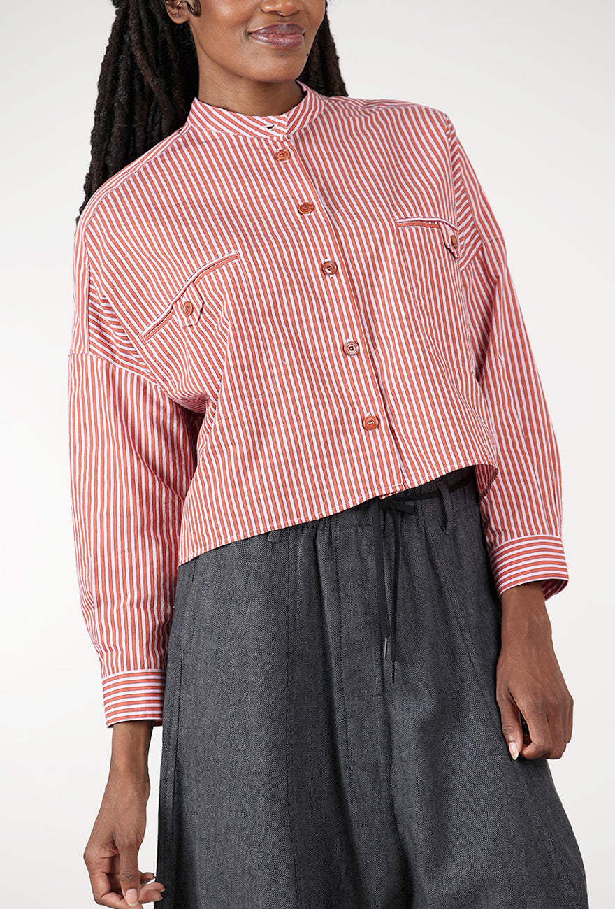Orregia Cropped Shirt, Grenade Angle 4