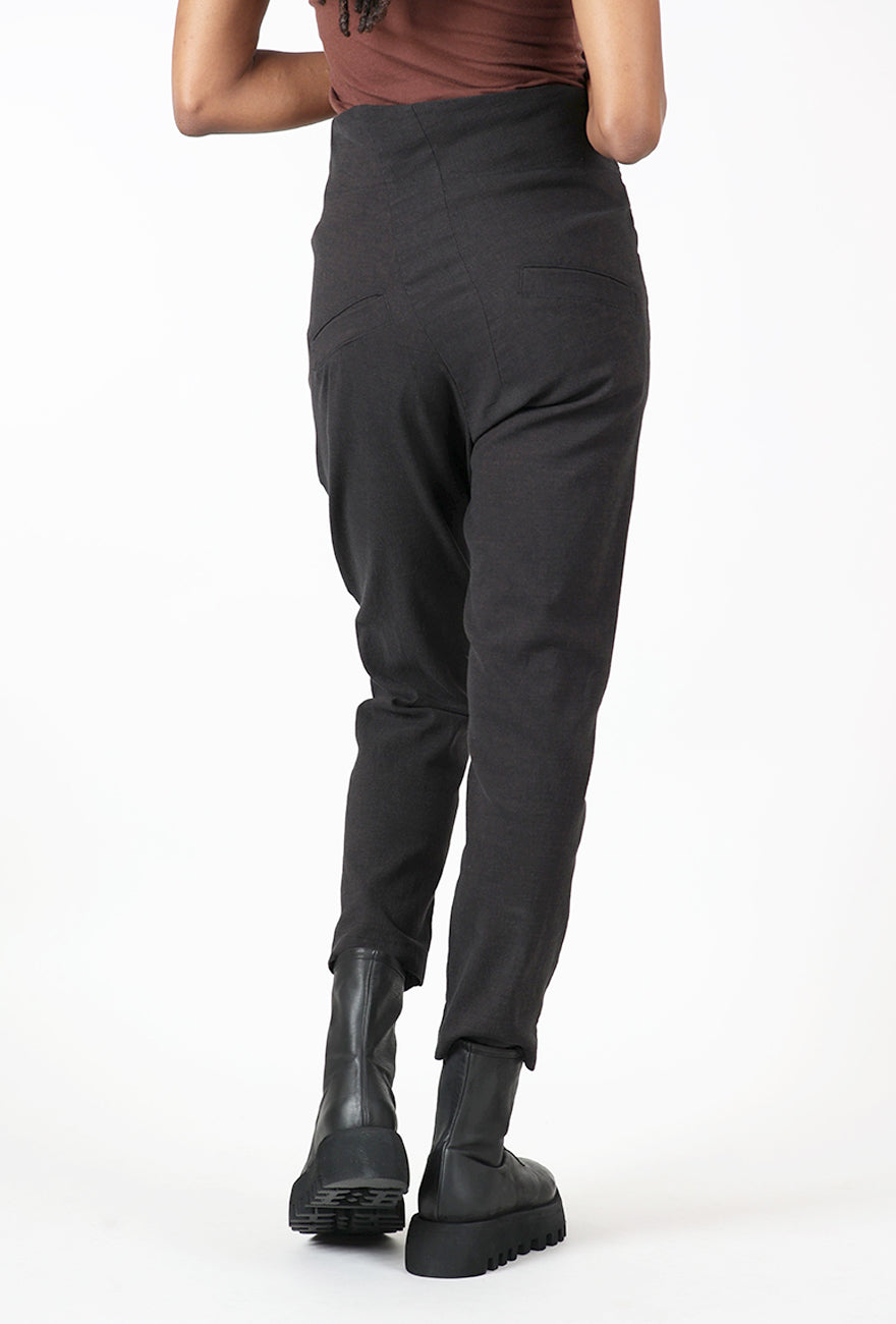 Rundholz Texture Stretch Slim Trouser, Umbra 
