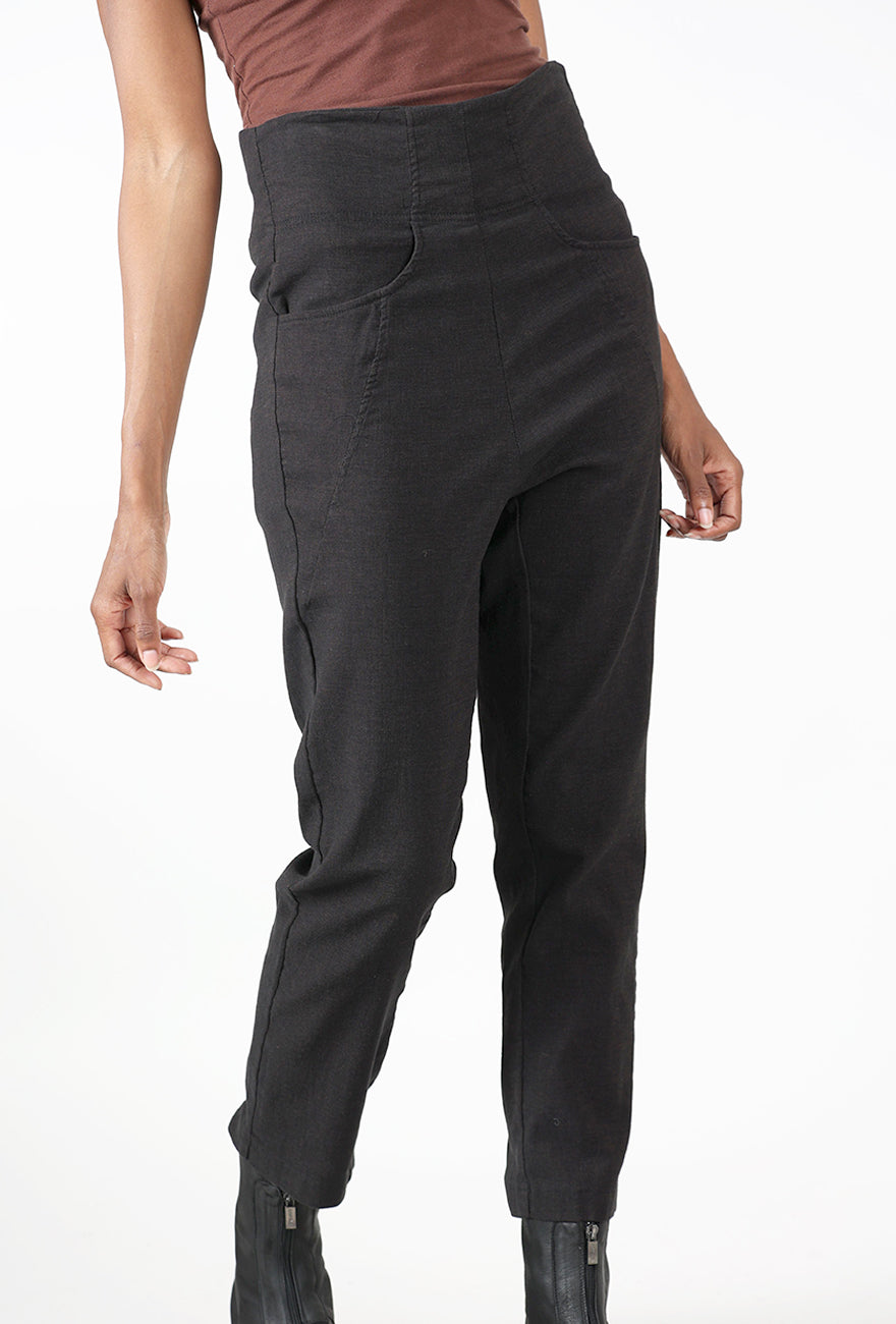Rundholz Texture Stretch Slim Trouser, Umbra 